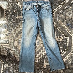 Maurices Light Blue Flare Jeans